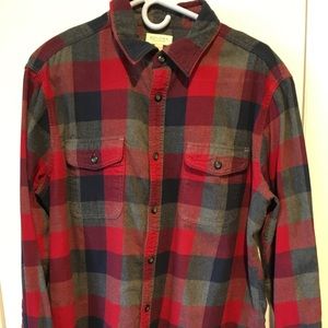 Red Sonoma button down flannel